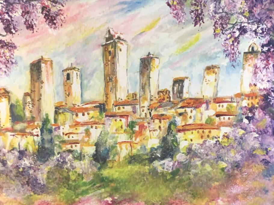 Lovely 2 Bedroom In San Gimignano Historic Center Eksteriør billede